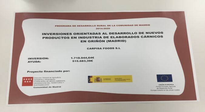 Carpisa Foods ejecuta un plan de desarrollo de productos elaborados cárnicos