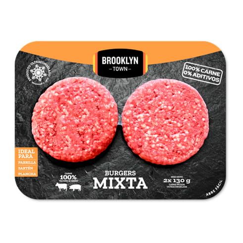 burger mixta vacuno cerdo